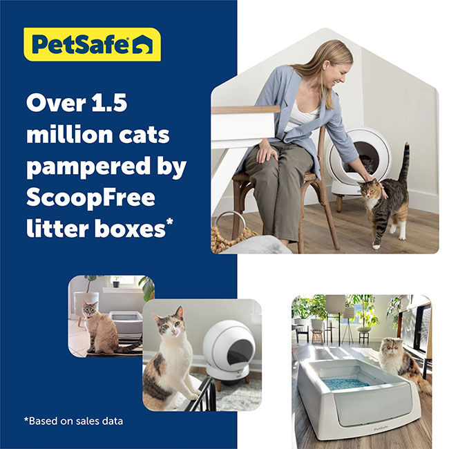PetSmart Smart Cat Litter Box - ScoopFree SmartSpin Self-Cleaning Litter Box - White image number null