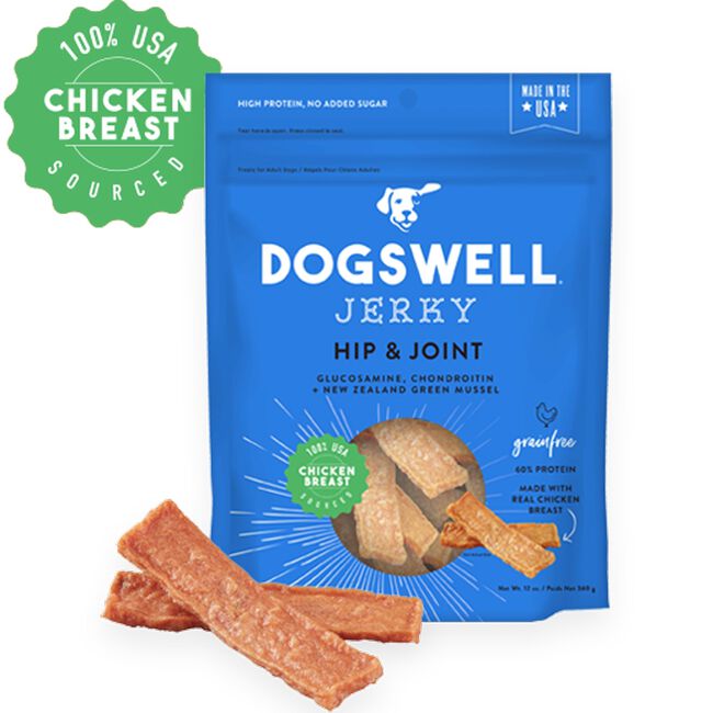 Dogswell Hip & Joint Chicken Jerky Dog Treats image number null