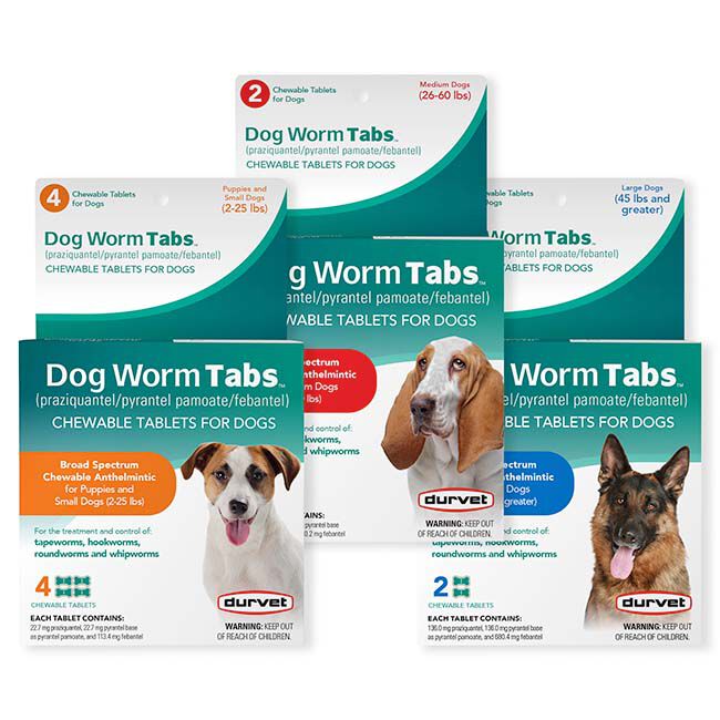Durvet Dog Worm Tabs image number null