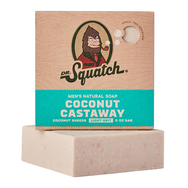Squatch Men's Natural Soap Coconut Castaway oz The