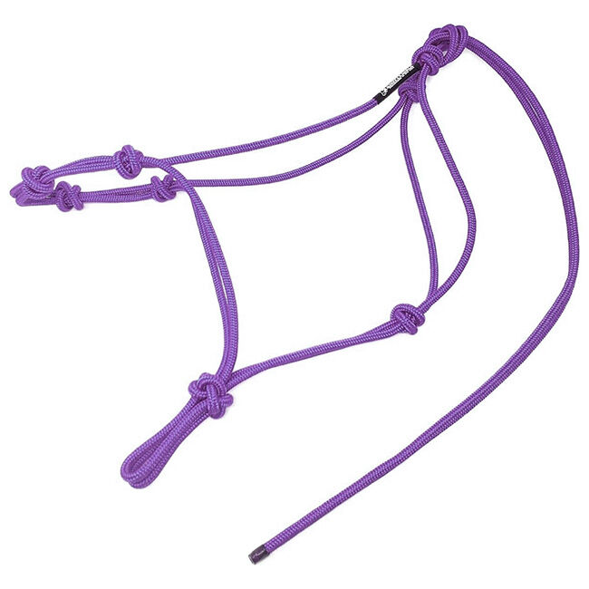 Knotty Girlz Stiff 4-Knot Halter - 1/4" Polyester Halter Cord image number null