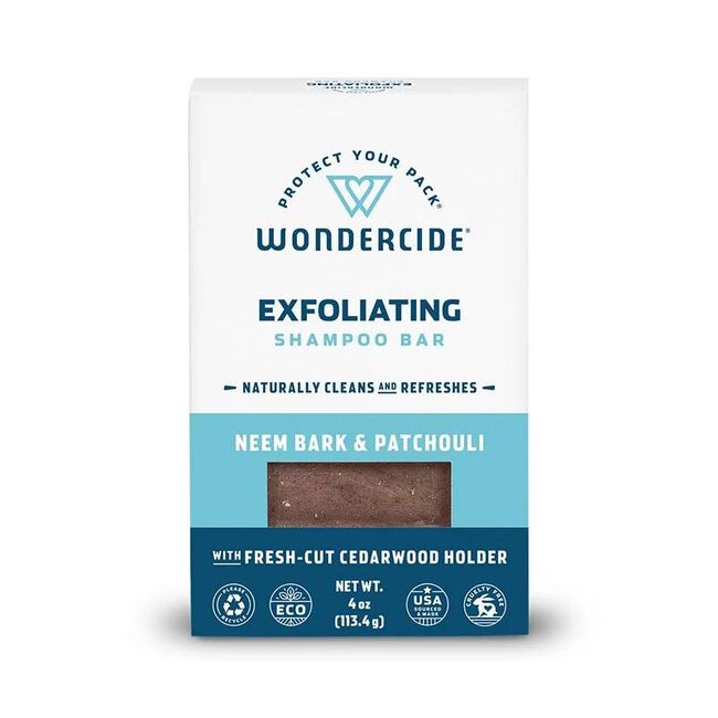 Wondercide Exfoliating Shampoo Bar for Dogs & Cats image number null