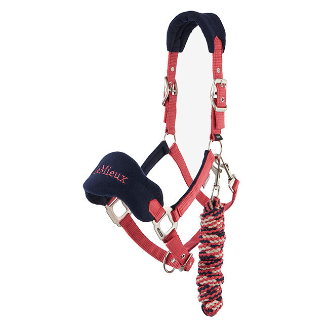 LeMieux Vogue Halter & Lead Rope - Cranberry image number null