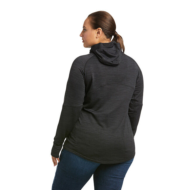 Ariat Women's Rebar Gridwork Balaclava Baselayer - Black image number null