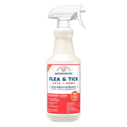 Wondercide Flea & Tick Spray for Pets & Home with Natural Essential Oils - Peppermint Scent