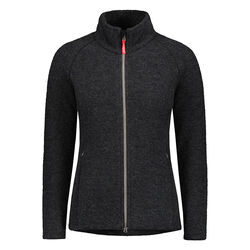 Ruskovilla Women's 100% Organic Merino Wool Fleece Jacket - Anthracite
