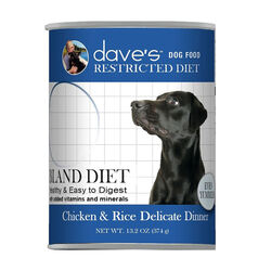 Dave&rsquo;s Restricted Diet Dog Food - Bland Chicken & Rice Recipe - 13 oz