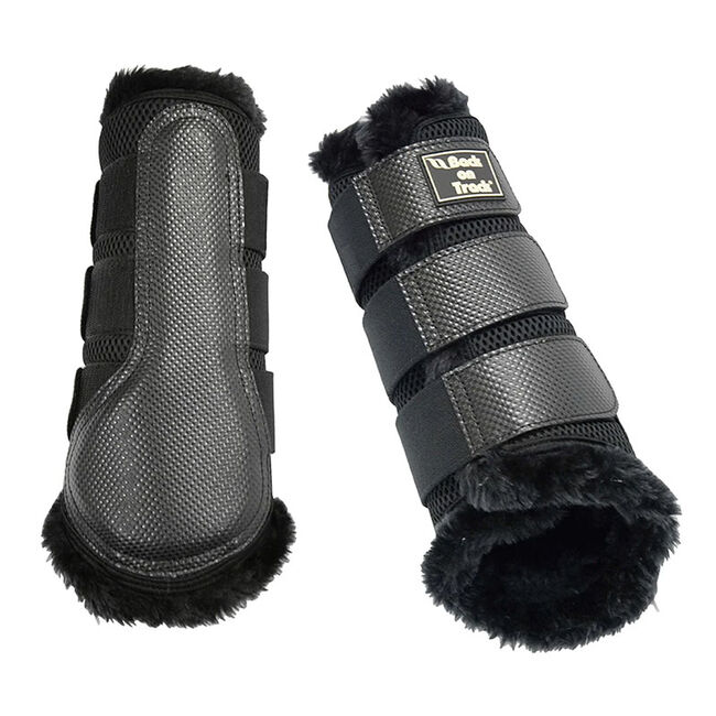 Back on Track 3D Mesh Brush Boots with Faux Fur image number null