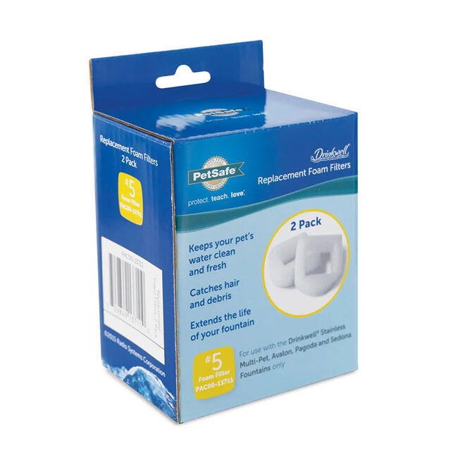 PetSafe Drinkwell Foam Replacement Filters - 2-Pack image number null