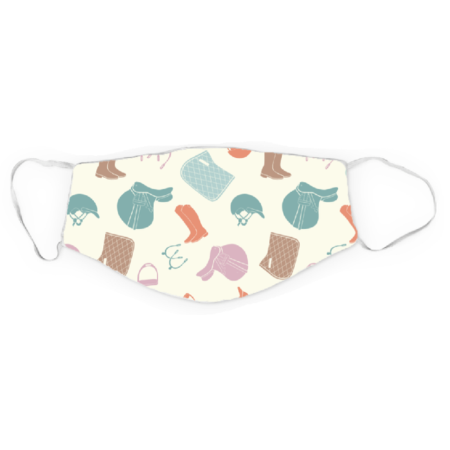 Dreamers and Schemers Face Masks - Patterns - Blue Luxe image number null