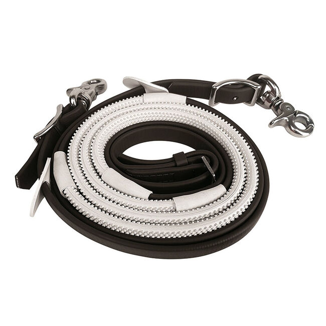 Zilco Ultra Endurance Reins, Black/White image number null