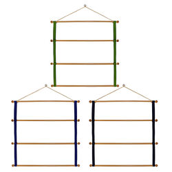 Jacks Manufacturing Wooden 4-Row Hanging Blanket Rack