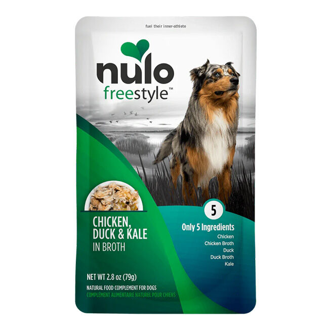Nulo FreeStyle Meaty Topper for Dogs - Chicken, Duck & Kale in Broth Recipe - 2.8 oz image number null