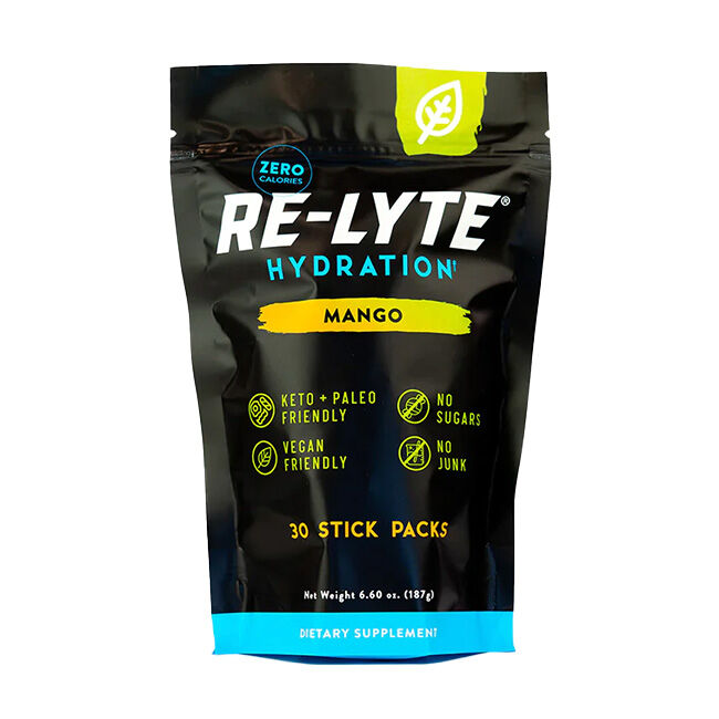 Redmond Life Re-Lyte Hydration Sticks - 30-Count - Mango image number null
