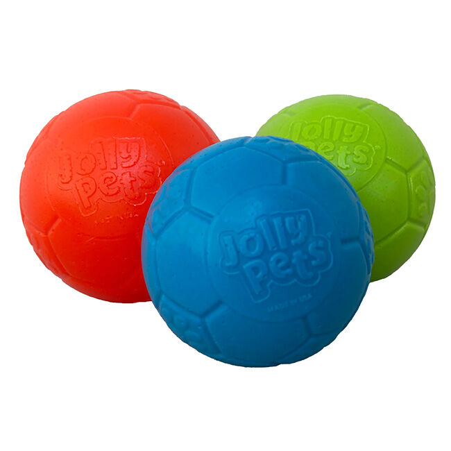 Jolly Pets Mini Soccer Ball Dog Toy - Assorted Colors image number null