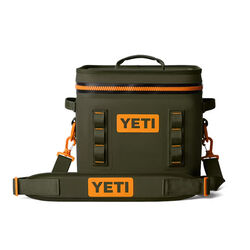 YETI Hopper Flip 12 Soft Cooler - Olive/King Crab Orange