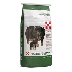 Purina Mills Nature's Match Sow & Pig Complete Feed - 50 lb