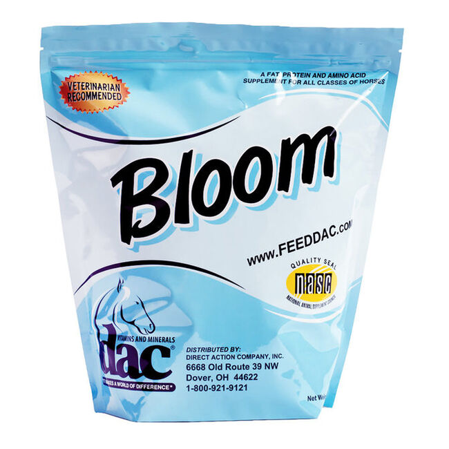 dac Bloom Coat, Skin, and Weight Gain Horse Supplement image number null