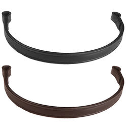 Bobby's English Tack Silver Spur Plain Leather Browband