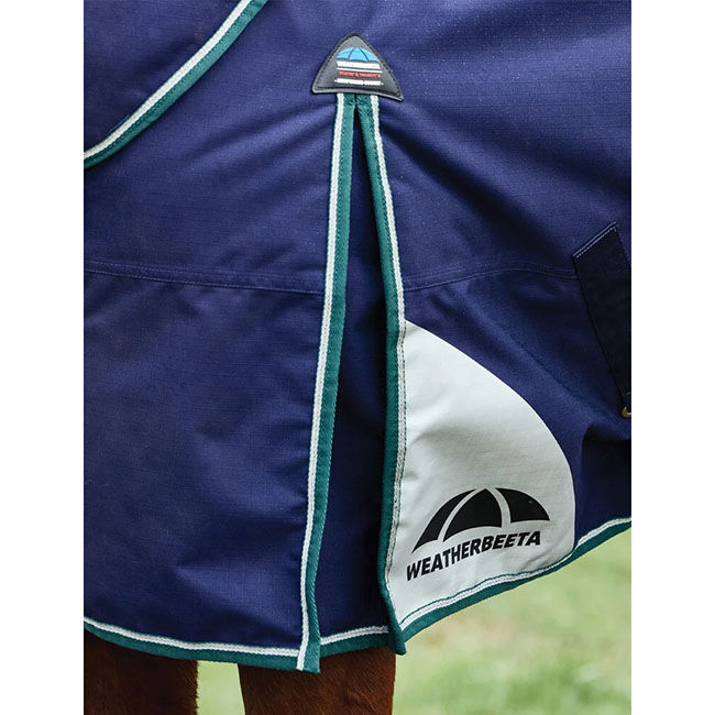 WeatherBeeta ComFiTec Plus Dynamic Turnout Detach-A-Neck (360 g) - Navy/Forest Green image number null