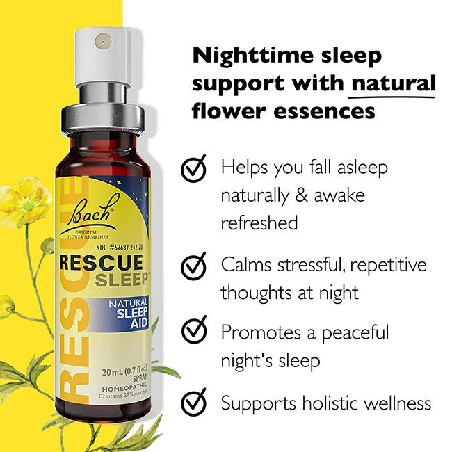 Bach Rescue Remedy Sleep Spray - Natural Sleep Aid - 0.7 oz image number null