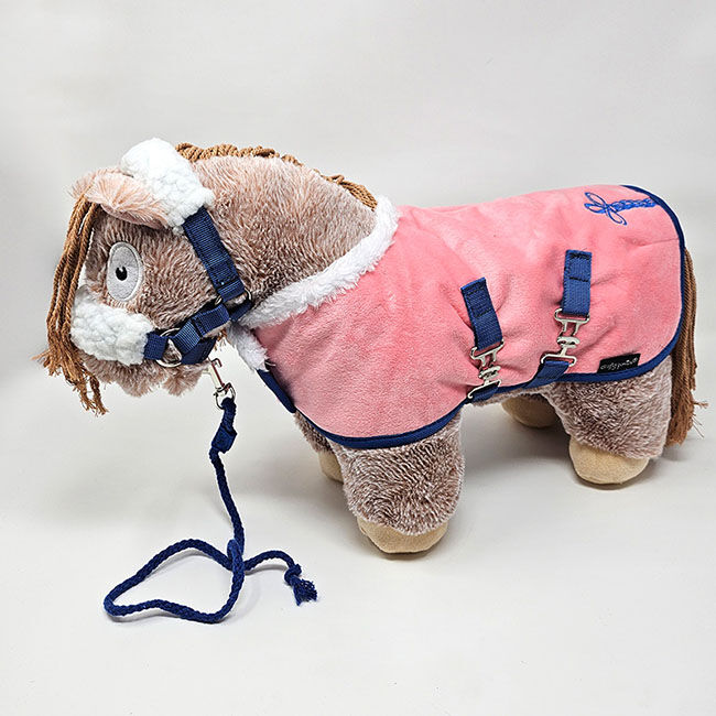 Crafty Ponies Toy Deluxe Fleece Show Rug Set - Pink image number null