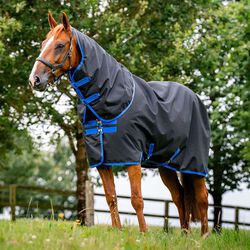 Horseware Amigo Ripstop 900D Plus Turnout (200g Medium) - Black/Classic Blue