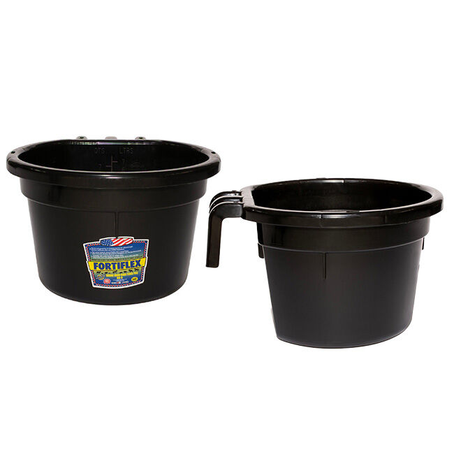 Fortex-Fortiflex Round Over-the-Fence Pail - 8-Quart Capacity image number null