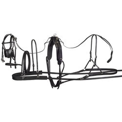 Tough1 Royal King Leather Pony Harness