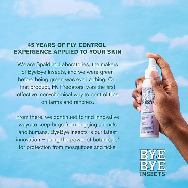 Spalding Laboratories ByeBye Insects Botanical Mosquito, Tick & Fly Repellent - 4 oz image number null