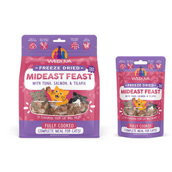 Weruva Freeze-Dried Cat Food - Mideast Feast with Tuna, Salmon & Tilapia