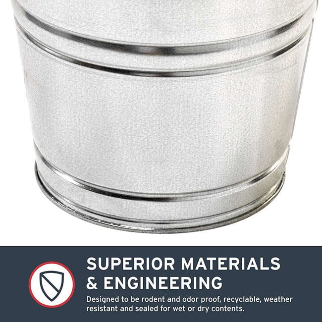 Behrens Galvanized Pail - 10-Quart Capacity image number null