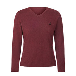 Kerrits Women's Stable Temp Merino Wool Sweater - Sangria