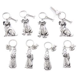 GiftCraft Cat & Dog Keychain - Assorted