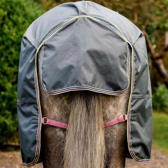 Horseware Amigo Hero Ripstop Turnout (0g Light) - Shadow/Rose & Navy - Closeout image number null