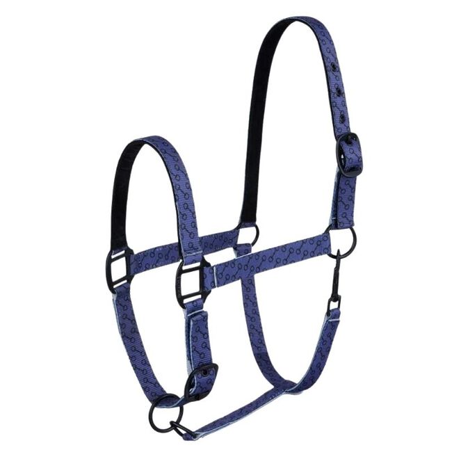 Horze Noir Padded Halter with Bit Print image number null