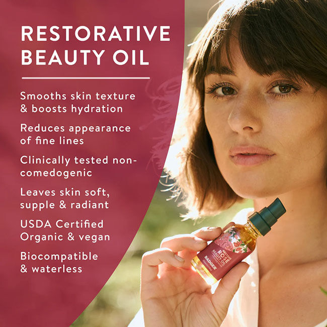 Badger Damascus Rose Face Oil image number null