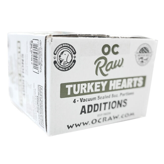 OC Raw Frozen Raw Turkey Hearts - 2 lb image number null