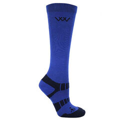 Woof Wear Young Rider Pro Socks - 2 Pairs - Electric Blue/Navy
