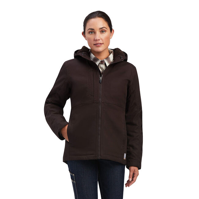 Ariat Women's Rebar DuraCanvas Insulated Jacket - Mole - Closeout image number null