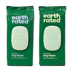 Earth Rated Plant-Based Dog Grooming Wipes