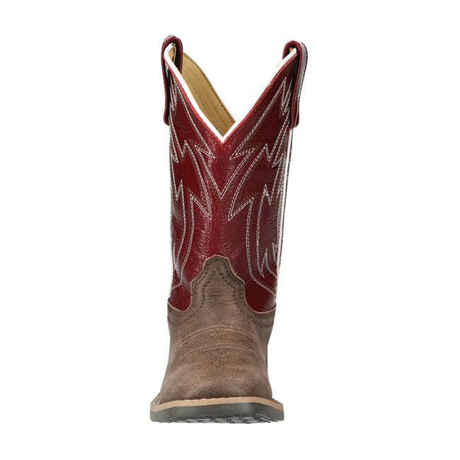 Smoky Mountain Boots Kids' Nomad Western Boots - Brown Distressed/Burgundy image number null