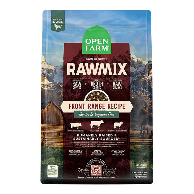 Open Farm RawMix Freeze-Dried Grain-Free Dog Food - Front Range Recipe image number null