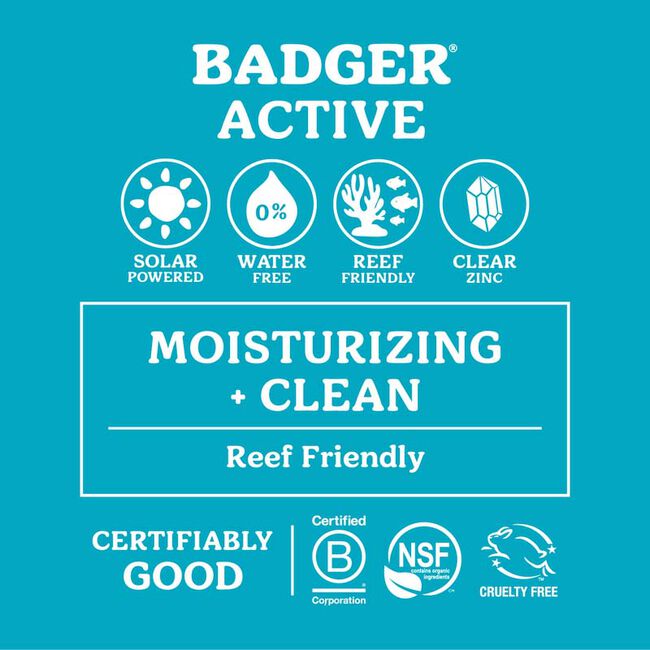 Badger Active Mineral Sunscreen Stick - SPF 35 - 0.65 oz image number null