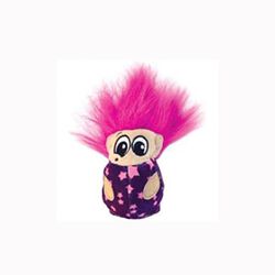 Petstages Fuzzy Pink Troll Ball Catnip Toy