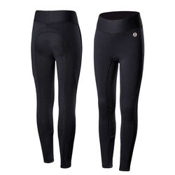 Horze Kids' Active Silicone Full Seat Winter Tights