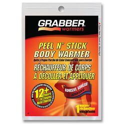 Grabber Warmers - 12 Hour Adhesive Body Warmer Single Pad 