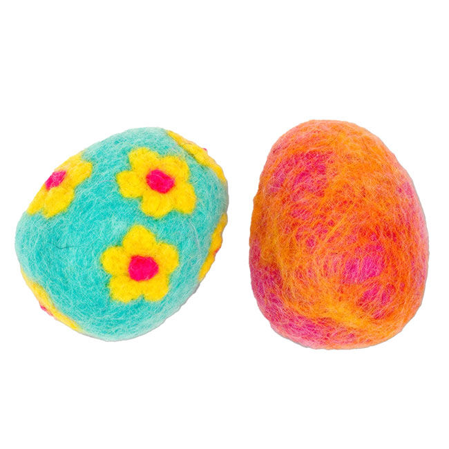 Dharma Dog Karma Cat Toy - Easter Eggs - Set of 2 - Assorted Designs image number null