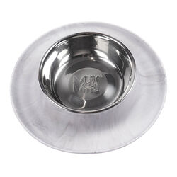 Messy Mutts 1.5-Cup Capacity Feeder - Marble Look Base