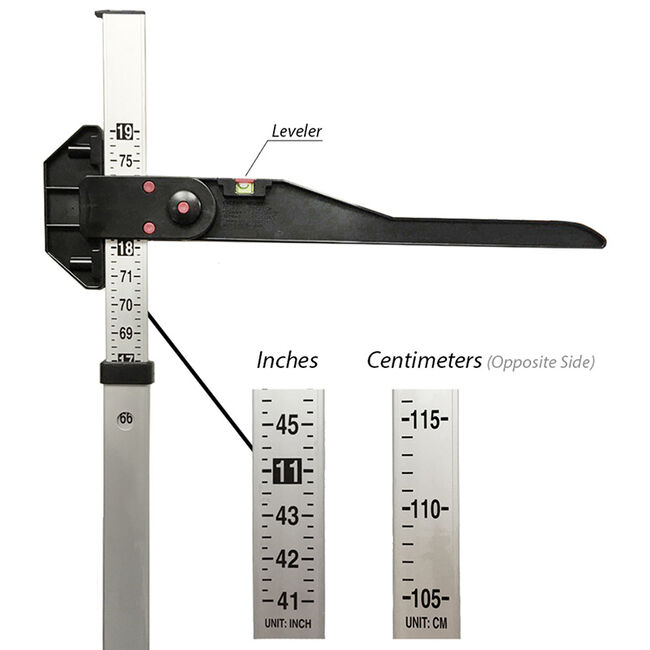 Jacks Manufacturing Aluminum Horse Measure Stick image number null